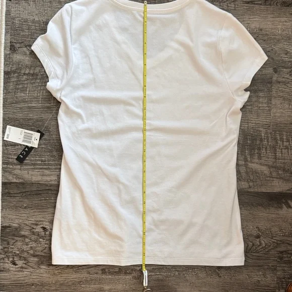 Grace Women's Classic White Short Sleeve Tee - Picture 8 of 9